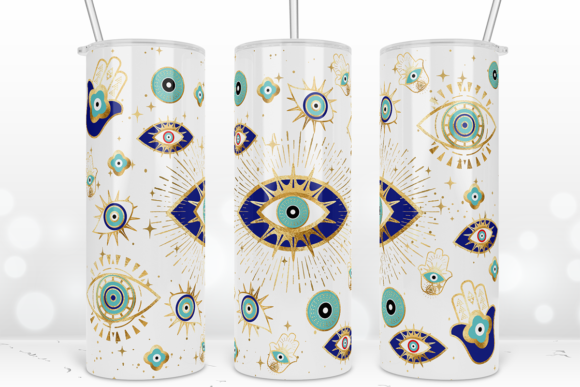 Evil Eye 20oz Skinny Tumbler