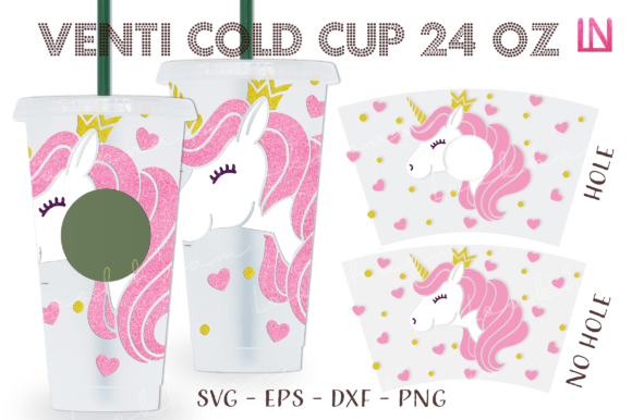 Magic Unicorn Star Confetti Venti SVG