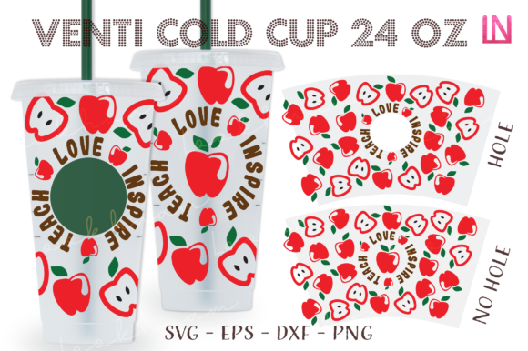 Teach Love Inspire Apple Venti Cup